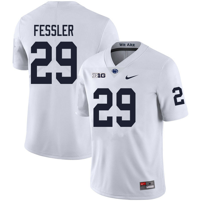 NCAA Nike Men's Penn State Nittany Lions Henry Fessler #29 College Football Authentic White Stitched Jersey HDS3498IJ